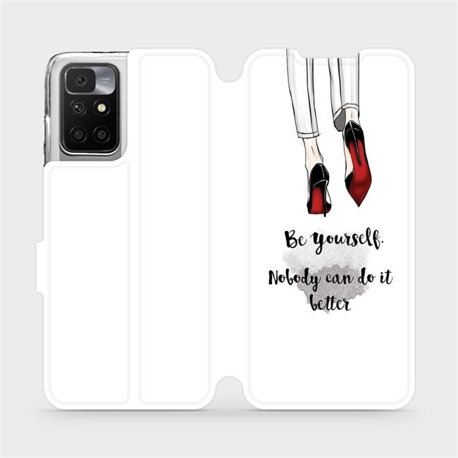 Flip pouzdro Mobiwear na mobil Xiaomi Redmi 10 - M046P Be yourself
