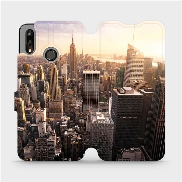 Flipové pouzdro Mobiwear na mobil Huawei P Smart 2019 - M138P New York (Parádní flipový kryt, obal, pouzdro Mobiwear na mobilní telefon Huawei P Smart 2019 s motivem M138P New York)