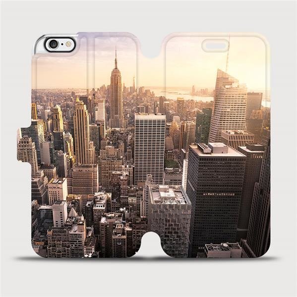 Flipové pouzdro Mobiwear na mobil Apple iPhone 6 / iPhone 6s - M138P New York (Parádní flipový kryt, obal, pouzdro Mobiwear na mobilní telefon Apple iPhone 6 / iPhone 6s s motivem M138P New York)
