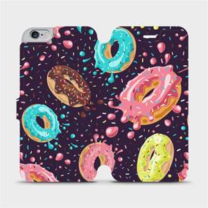 Flip pouzdro Mobiwear na mobil Apple iPhone 6S Plus / 6 Plus - VP19S Donutky