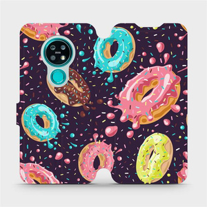 Flip pouzdro Mobiwear na mobil Nokia 7.2 - VP19S Donutky