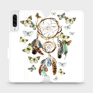 Flipové pouzdro Mobiwear na mobil Samsung Galaxy A30s - M001P Lapač a motýlci