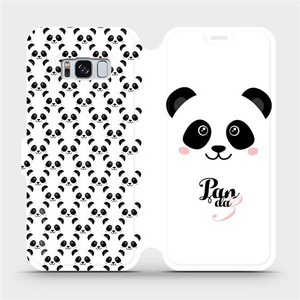 Flipové pouzdro Mobiwear na mobil Samsung Galaxy S8 - M030P Panda Amálka