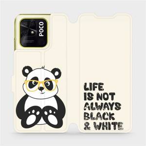 Flip pouzdro Mobiwear na mobil Xiaomi Poco C40 - M041S Panda - life is not