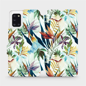 Flipové pouzdro Mobiwear na mobil Samsung Galaxy A31 - M071P Flóra