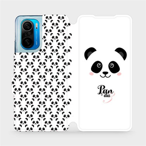 Flipové pouzdro Mobiwear na mobil Xiaomi Poco F3 - M030P Panda Amálka