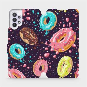 Flip pouzdro Mobiwear na mobil Samsung Galaxy A32 5G - VP19S Donutky