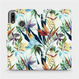 Flipové pouzdro Mobiwear na mobil Huawei P Smart 2019 - M071P Flóra