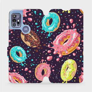 Flip pouzdro Mobiwear na mobil Motorola Moto G30 - VP19S Donutky
