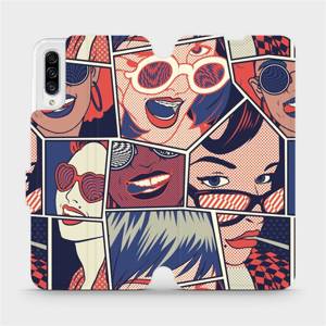 Flip pouzdro Mobiwear na mobil Samsung Galaxy A30s - VP18P Komiks