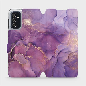 Flip pouzdro Mobiwear na mobil Samsung Galaxy M52 5G - VP20S Fialový mramor