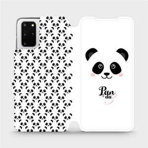 Flipové pouzdro Mobiwear na mobil Samsung Galaxy S20 Plus - M030P Panda Amálka