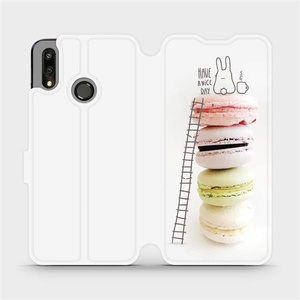 Flipové pouzdro Mobiwear na mobil Huawei P Smart 2019 - M090P Makronky - have a nice day