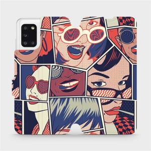 Flip pouzdro Mobiwear na mobil Samsung Galaxy A31 - VP18P Komiks