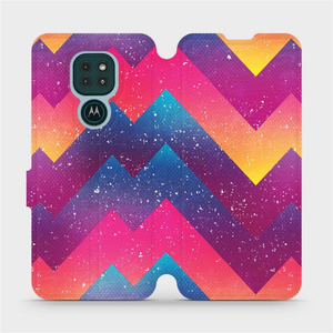 Flipové pouzdro Mobiwear na mobil Motorola Moto G9 Play - V110S Barevné klikyháky