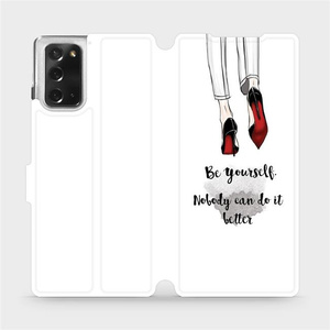 Flipové pouzdro Mobiwear na mobil Samsung Galaxy Note 20 - M046P Be yourself