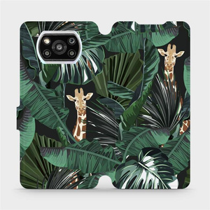 Flip pouzdro Mobiwear na mobil Xiaomi POCO X3 Pro - VP06P Žirafky