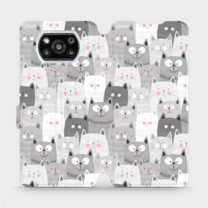 Flipové pouzdro Mobiwear na mobil Xiaomi Poco X3 Pro - M099P Kočičky