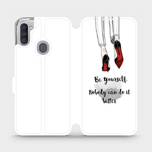 Flipové pouzdro Mobiwear na mobil Samsung Galaxy M11 - M046P Be yourself