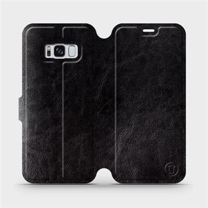 Flip pouzdro Mobiwear na mobil Samsung Galaxy S8 v provedení C_BLS Black&Gray