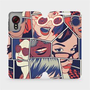 Flip pouzdro Mobiwear na mobil Samsung Galaxy Xcover 5 - VP18P Komiks