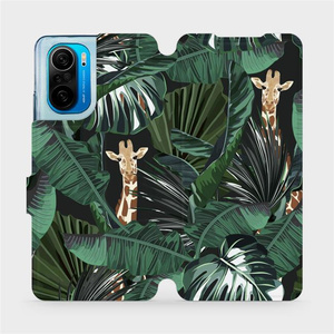 Flip pouzdro Mobiwear na mobil Xiaomi POCO F3 - VP06P Žirafky