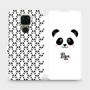 Flipové pouzdro Mobiwear na mobil Xiaomi Redmi Note 9 - M030P Panda Amálka