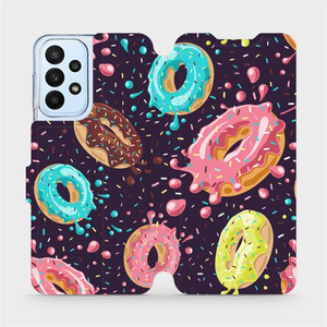 Flip pouzdro Mobiwear na mobil Samsung Galaxy A23 / A23 5G VP19S Donutky