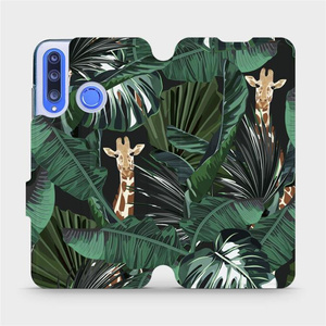 Flip pouzdro Mobiwear na mobil Honor 20 Lite - VP06P Žirafky