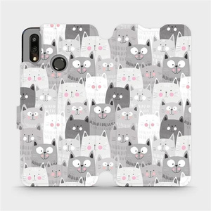 Flipové pouzdro Mobiwear na mobil Huawei P Smart 2019 - M099P Kočičky