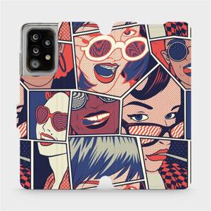 Flip pouzdro Mobiwear na mobil Samsung Galaxy A52 5G - VP18P Komiks