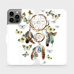Flip pouzdro Mobiwear na mobil Apple iPhone 13 Pro - M001P Lapač a motýlci