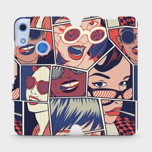Flip pouzdro Mobiwear na mobil Huawei Y6S / Honor 8A - VP18P Komiks