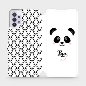 Flipové pouzdro Mobiwear na mobil Samsung Galaxy A32 5G - M030P Panda Amálka