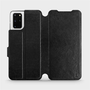 Flipové pouzdro Mobiwear na mobil Samsung Galaxy S20 Plus v provedení C_BLS Black&Gray s šedým vnitřkem