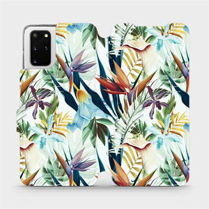 Flipové pouzdro Mobiwear na mobil Samsung Galaxy S20 Plus - M071P Flóra
