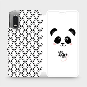Flipové pouzdro Mobiwear na mobil Samsung Xcover PRO - M030P Panda Amálka