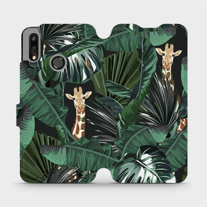 Flip pouzdro Mobiwear na mobil Huawei P Smart 2019 - VP06P Žirafky