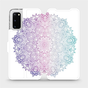 Flipové pouzdro Mobiwear na mobil Samsung Galaxy S20 - M008S Mandala - výprodej