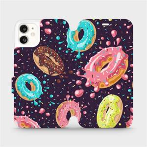Flip pouzdro Mobiwear na mobil Apple iPhone 11 - VP19S Donutky