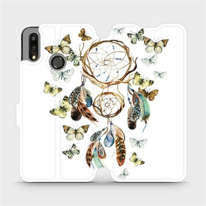 Flipové pouzdro Mobiwear na mobil Huawei P Smart 2019 - M001P Lapač a motýlci