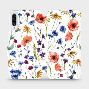 Flip pouzdro Mobiwear na mobil Samsung Galaxy A30s - MP04S Luční kvítí