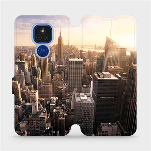 Flipové pouzdro Mobiwear na mobil Motorola Moto E7 Plus - M138P New York