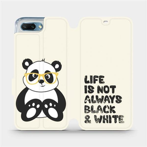Flipové pouzdro Mobiwear na mobil Honor 10 - M041S Panda - life is not always black and white