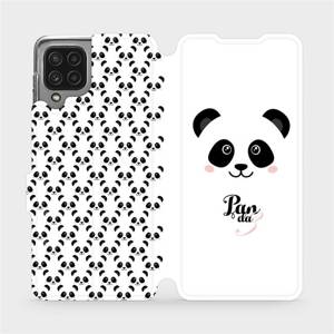 Flip pouzdro Mobiwear na mobil Samsung Galaxy A22 4G - M030P Panda Amálka