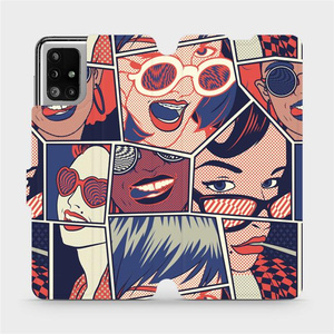 Flip pouzdro Mobiwear na mobil Samsung Galaxy M51 - VP18P Komiks
