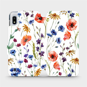 Flip pouzdro Mobiwear na mobil Samsung Galaxy A10 - MP04S Luční kvítí