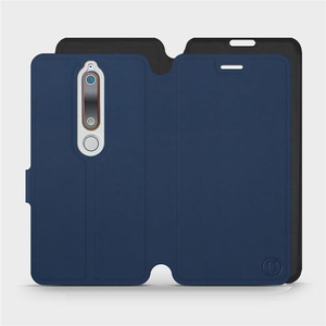 Etui Soft Touch do Nokia 6.1 - wzór Głęboki granat z czernią