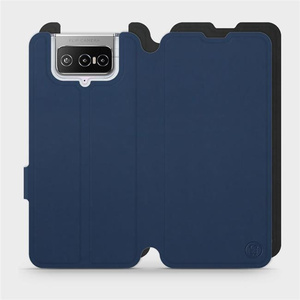 Etui Soft Touch do Asus Zenfone 7 ZS670KS - wzór Głęboki granat z czernią