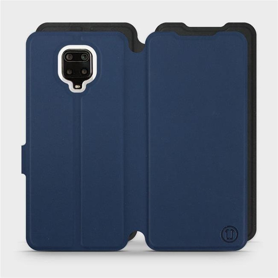 Etui Soft Touch do Xiaomi Redmi Note 9 Pro - wzór Głęboki granat z czernią